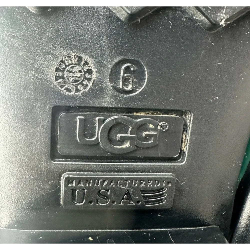 UGG SHAYE Waterproof Rain Winter  Rubber Boot For Women Size 6‎ in GREEN PINE